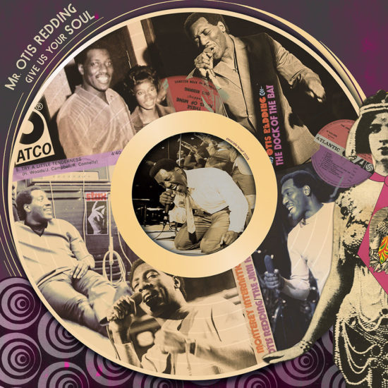 Otis Redding - graphiste - photomontage