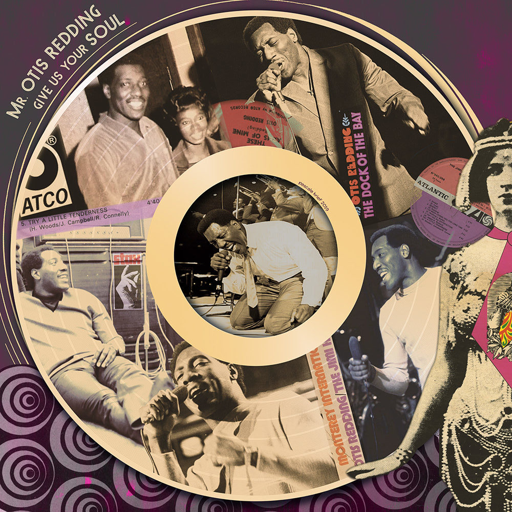 Otis Redding - graphiste - photomontage